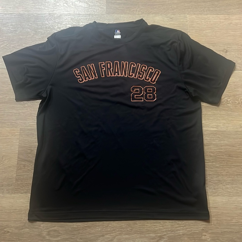 Mens SF Giants #28 Posey Shirt Size: XL